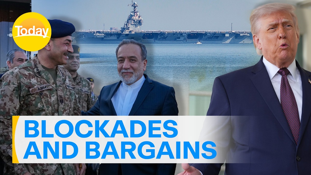 Iran warns it will completely block Gulf trade if US Navy blockade continues | Today Show Australia