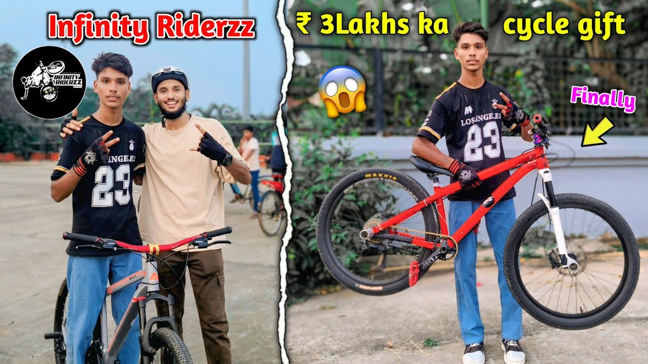 Finally ₹3 Lakhs ka 😱 || Cycle GIFT infinity riderzz🔥
