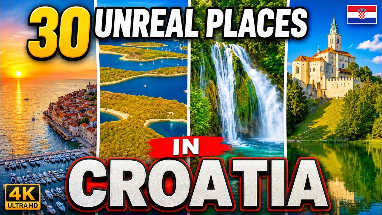 30 UNREAL Places to Visit in Croatia 🇭🇷 | Hidden Gems, Waterfalls & Island Escapes