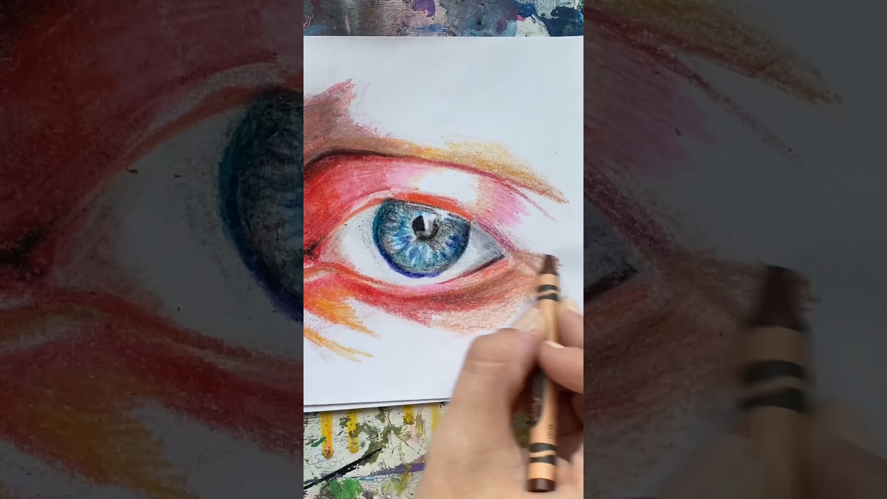 How to draw with crayons like a pro 🖍️