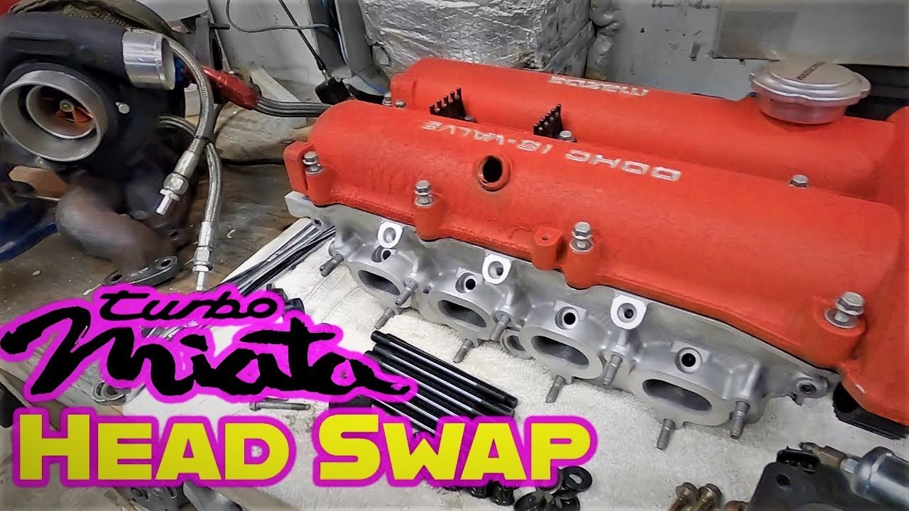 Turbo Miata Build : BP4W Head Swap Part 1  (400hp Turbo Miata)