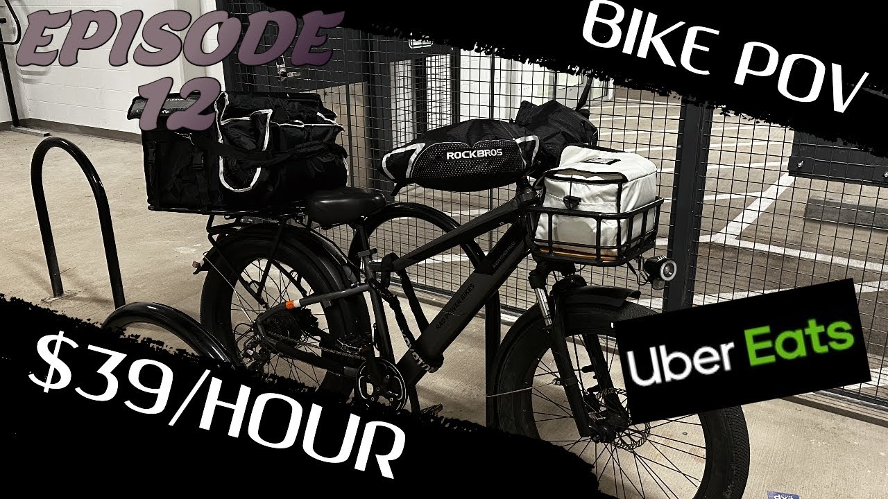 UBEREATS X DOORDASH | FOOD DELIVERY | E-BIKE POV | EARNINGS! | Washington DC | EPS 12