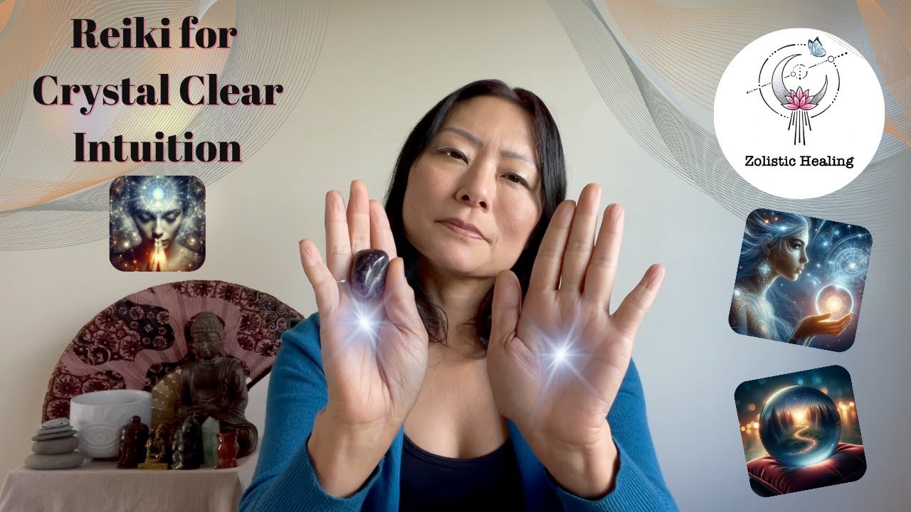 Crystal Clear Intuition 🔮 | 🚫 Self-doubt | Trust Your Inner Guidance | Reiki Energy & Sound Healing