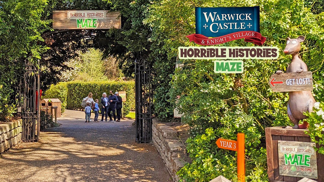 Horrible Histories Maze Walkthrough at Warwick Castle (April 2021) [4K]