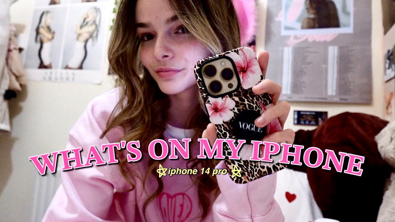 WHAT'S ON MY IPHONE | iphone 14 pro