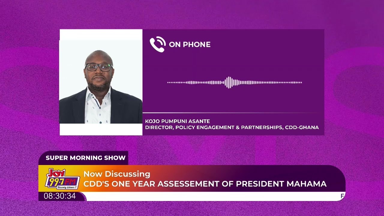Kojo Pumpuni Asante on CDD-Ghana's One Year Assessment of President Mahama