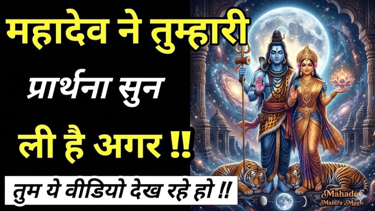 अगर तुम ये वीडियो देख रहे हो तो समझो महादेव ने तुम्हारी प्रार्थना सुन ली है || Mahadev Sandesh 