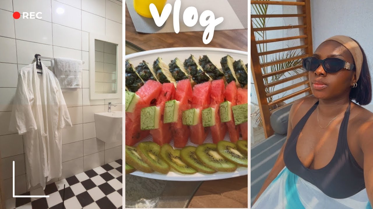 My Perfect weekend living in Lagos! beach,pool, sunset, breakfast with friends,relaxation spot #vlog