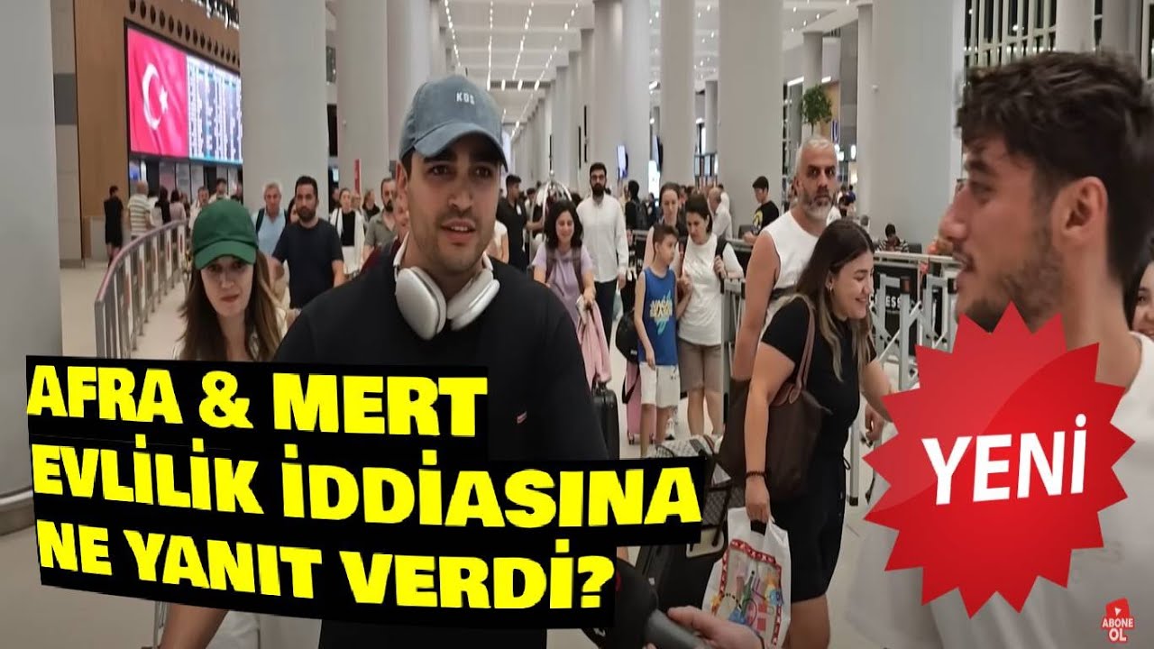 İspanya tatilinden dönen Mert Ramazan Demir ve Afra Saraçoğlu evlilik iddialarına ne yanıt verdi?