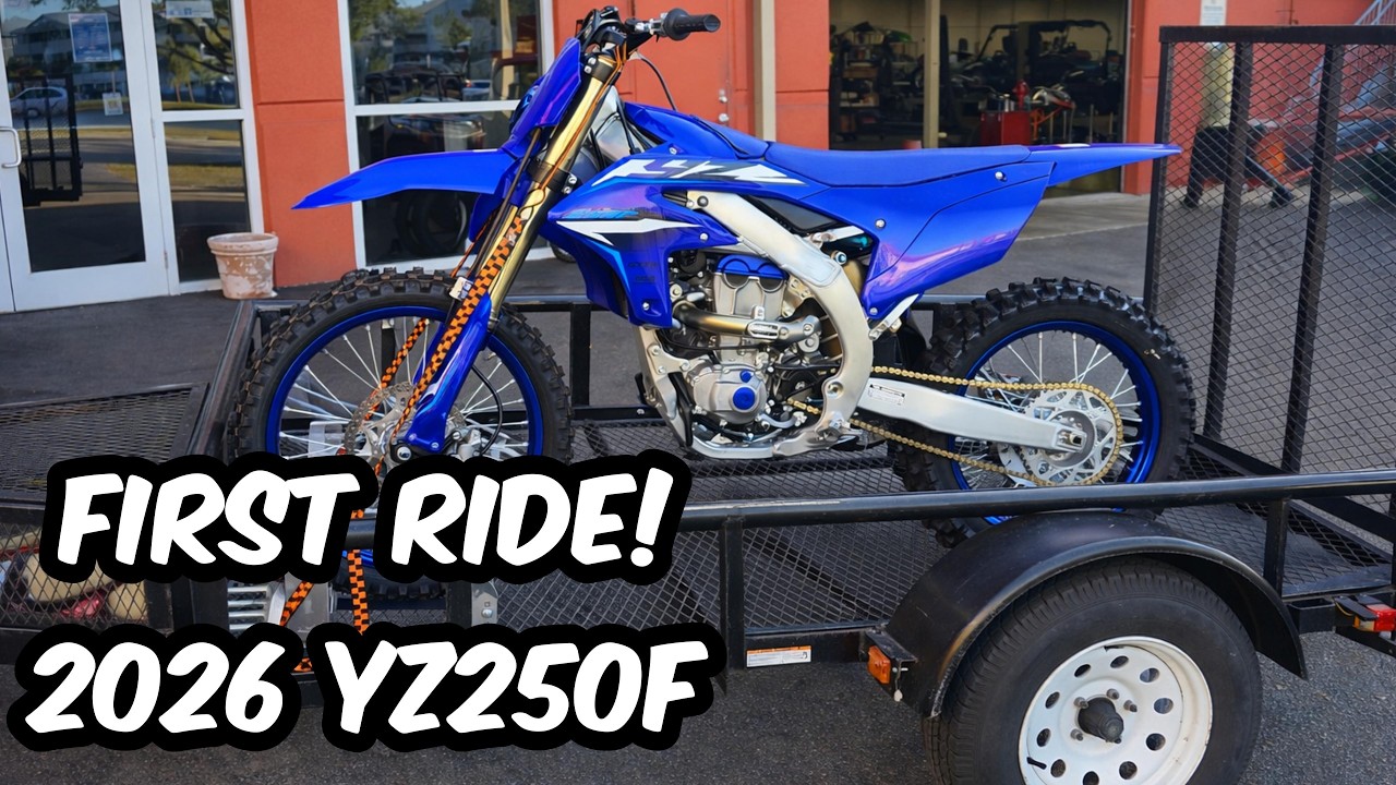 First Ride On My Brand New 2026 YZ250F | Bone Valley