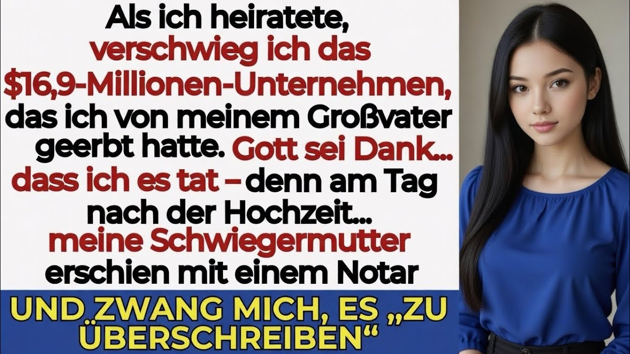 Vor der Hochzeit verschwieg ich meine 16,9-Mio-Firma – dann kam die Familie mit dem Notar
