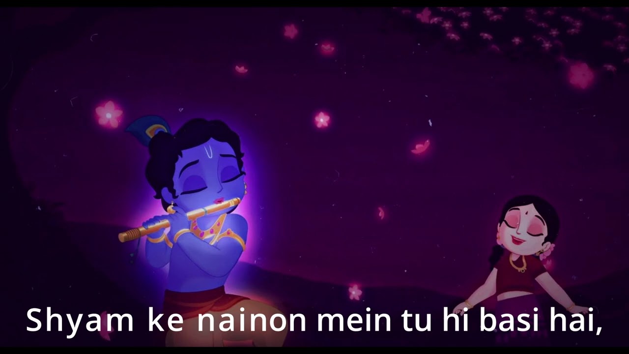 Shyam ke nainon mein tu hi basi hai,