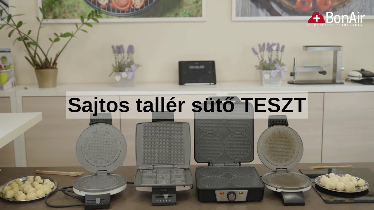 Elektromos sajtos tallér sütő TESZT