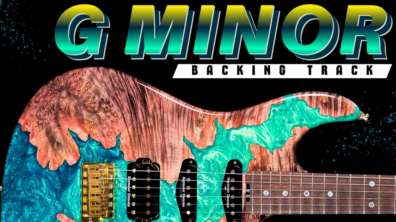 Slow Jazz Blues Ballad Guitar Backing Track Jam in G Minor