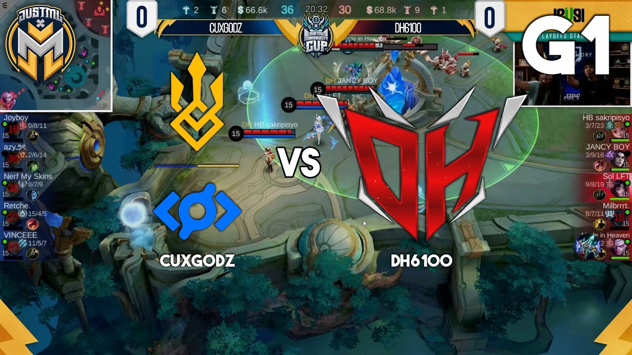 CUXGODZ vs DH6100 - GAME 1 | Playoffs | Just ML Community Cup