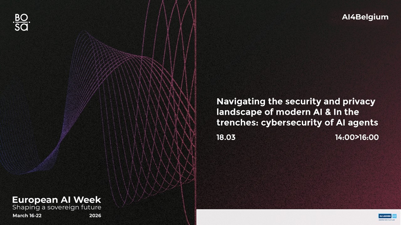 EU AI Week 2026 - Navigating the security and privacy landscape of modern AI & In the trenches