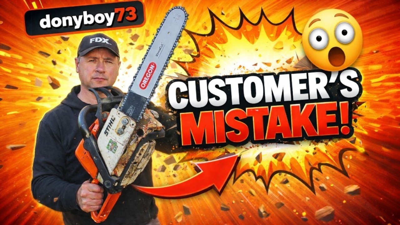 STIHL MS290 Chainsaw Smokes A Lot And Now Won't Start! Step By Step Repair