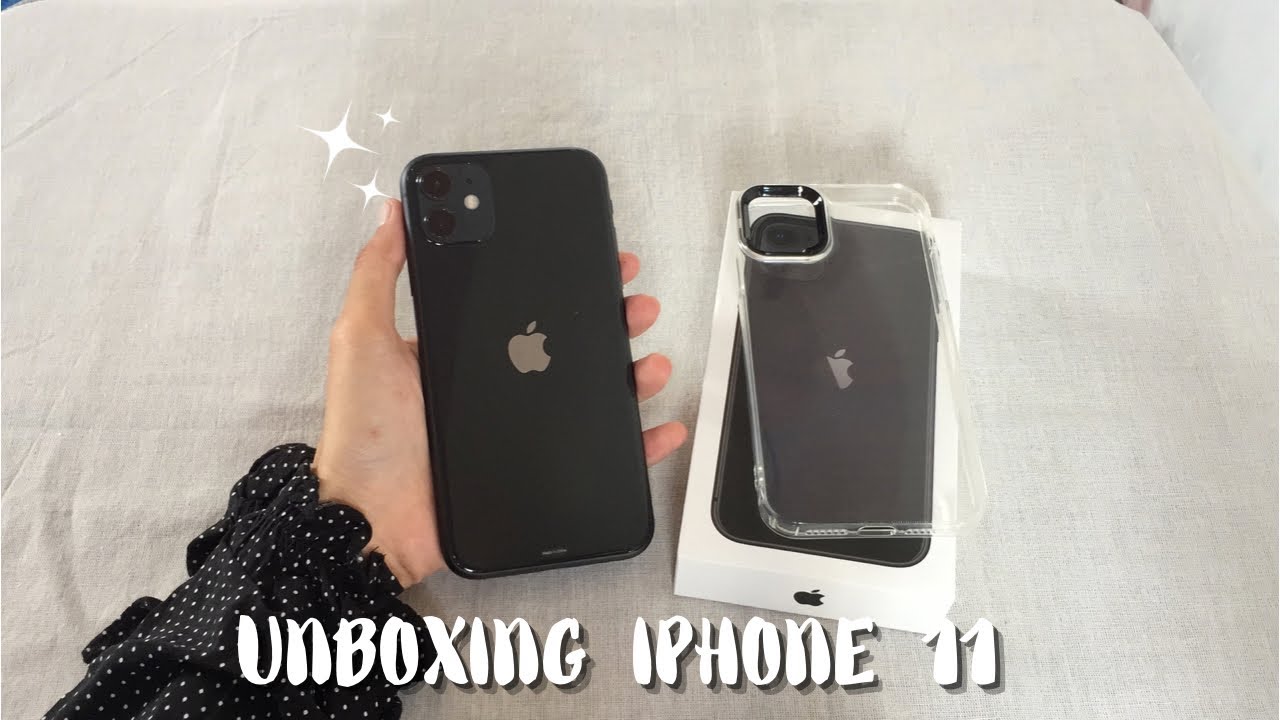 UNBOXING IPHONE 11 BLACK