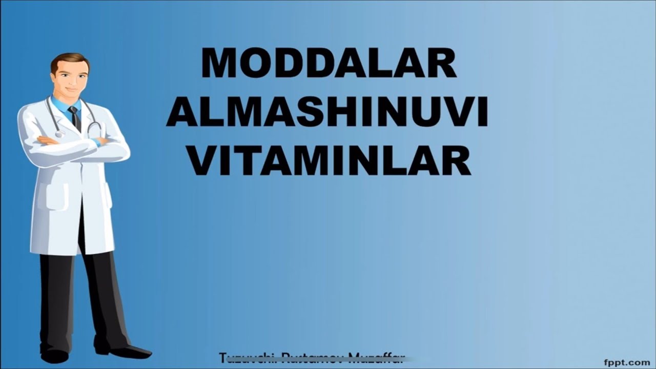 8-sinf darsligi. 30-33-mavzular(Moddalar almashinuvi. Vitaminlar).