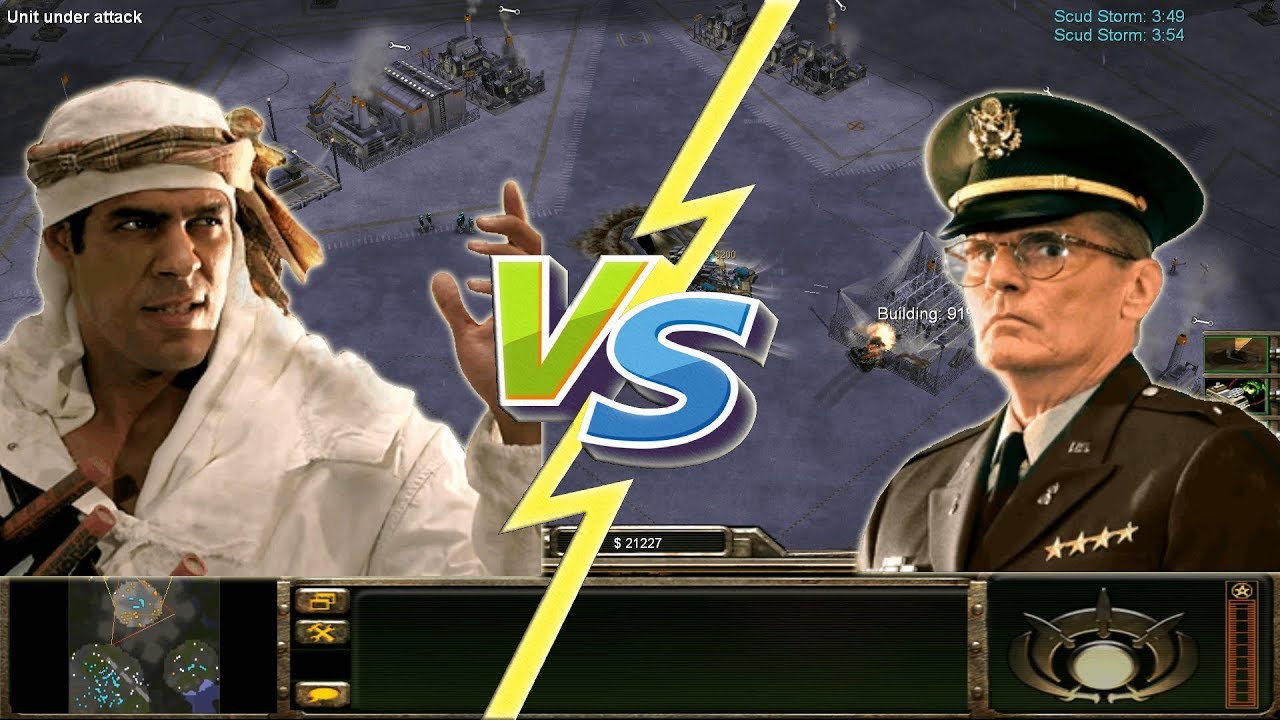 Generals Zero Hour - Challenge - General Juhziz vs General Townes - Hard Difficulty