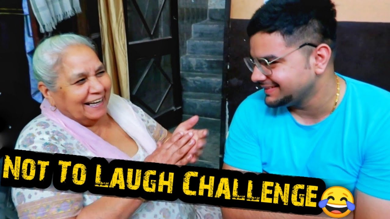 NOT TO LAUGH CHALLENGE WITH DADI 🤣🤣🤣 [ Most Funny Video 😂]