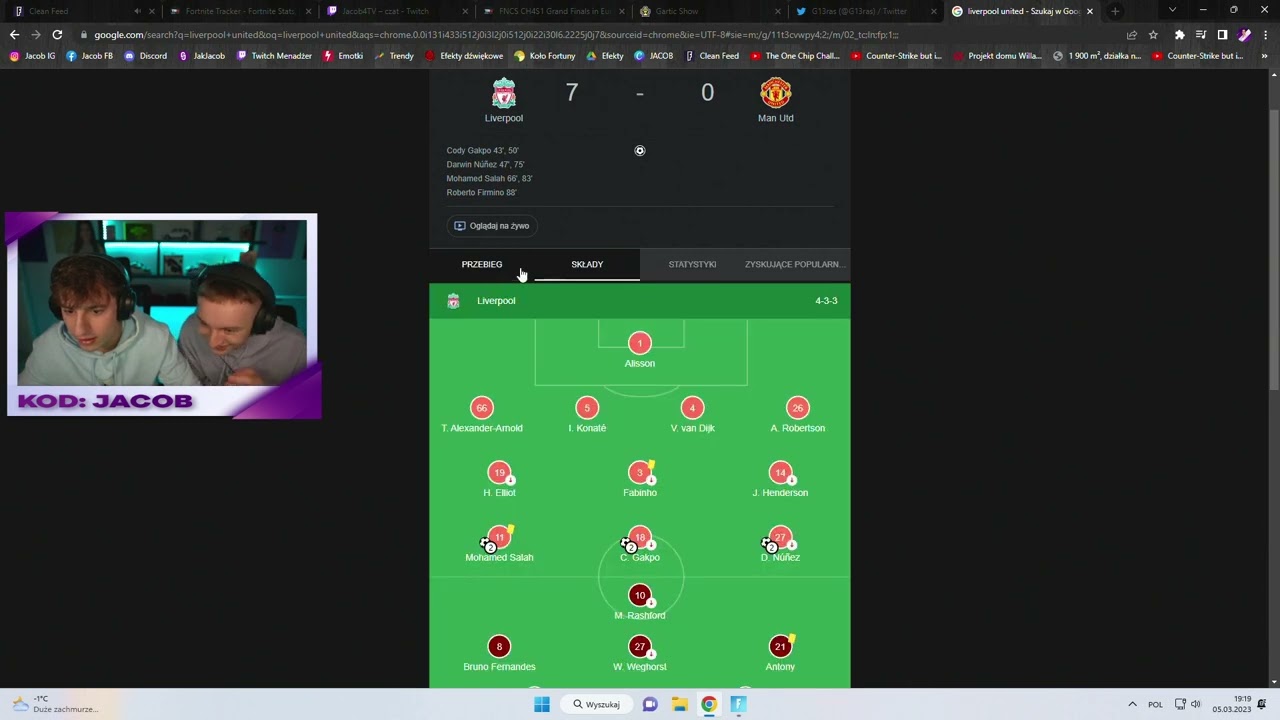 Reakcja Jacoba i Matka na wynik meczu Liverpool 7-0 Man Utd