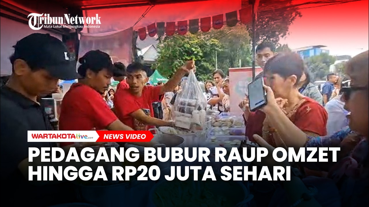 Cuan Ramadan! Bazar Takjil Benhil Diserbu Pembeli, Pedagang Bubur Raup Omzet Hingga Rp20 Juta Sehari