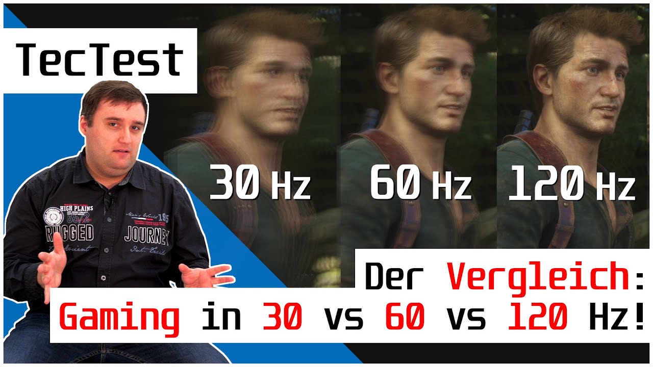 Der Vergleich: Gaming in 30 Hz vs. 60 Hz vs. 120 Hz! | Der Test! - Xbox Series X & PlayStation 5