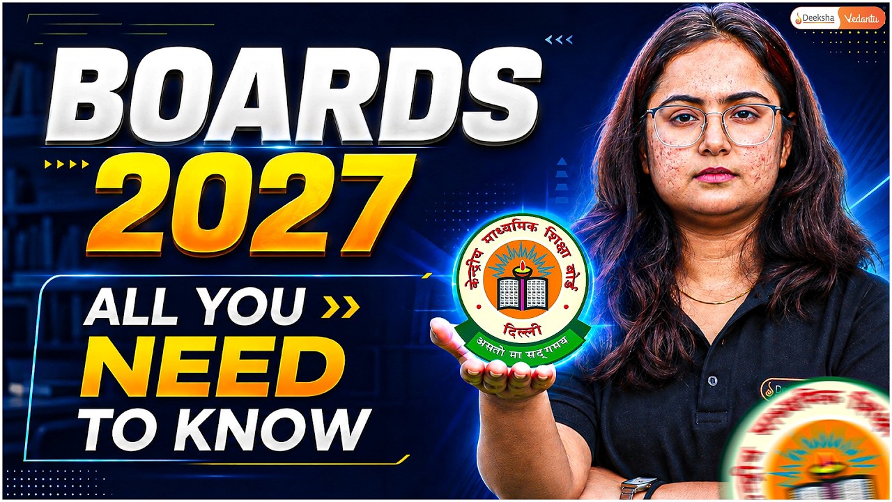 🚨 CBSE Boards 2027 &mdash; Everything You NEED to Know! | Rules, Dates & What's New | Tanvi Ma'am