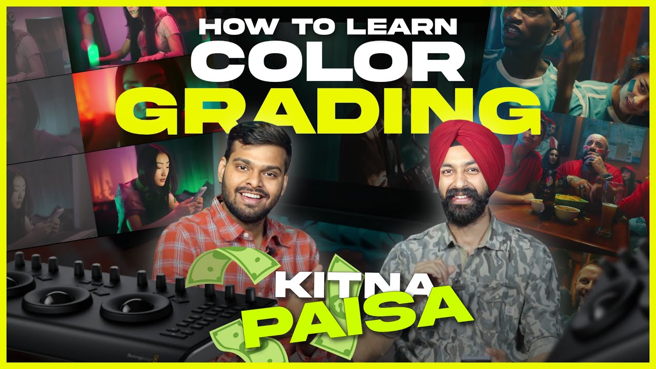 How to learn COLOR GRADING 🔥 Podcast with @shivambhalla549  in Hindi