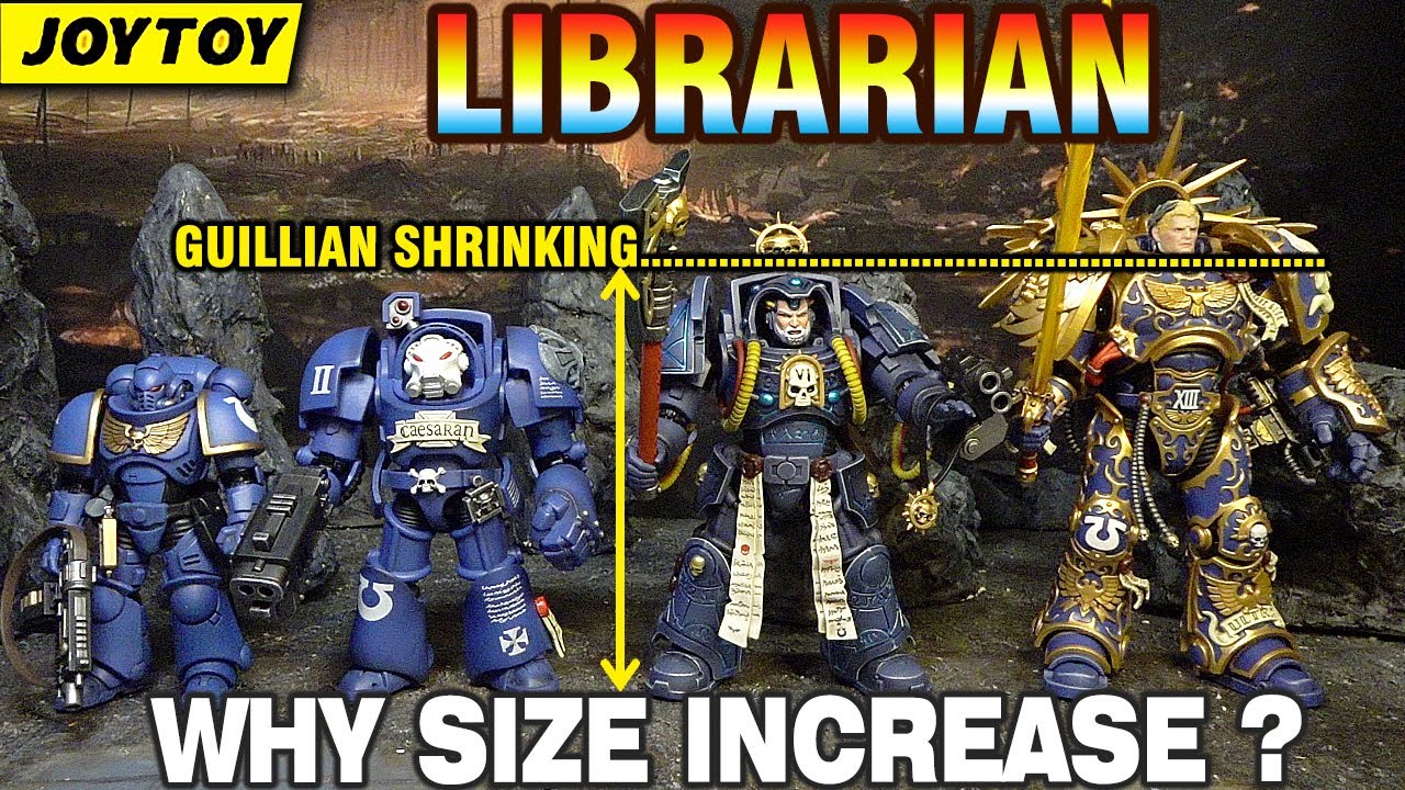 Joytoy Ultramarines Librarian in Terminator Armour Warhammer40K 1/18 action figure review & unboxing