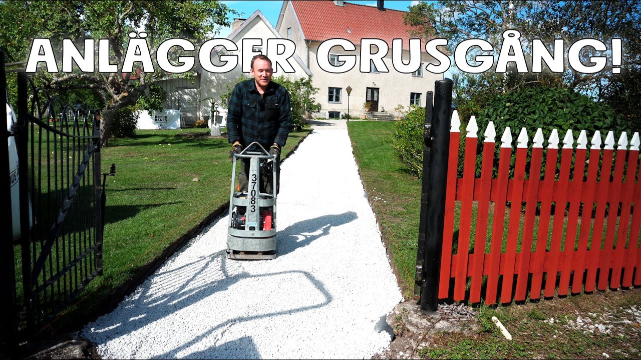 ANLÄGG EN GRUSGÅNG! SÅ GÖR DU! | GÅRDEN