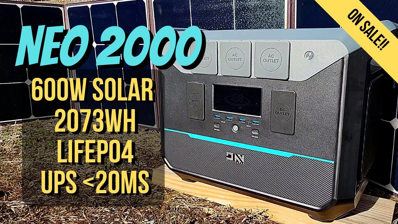 DuranEner NEO 2000 - 2000 Watt/Wh POWERHOUSE with RARE UPS Feature