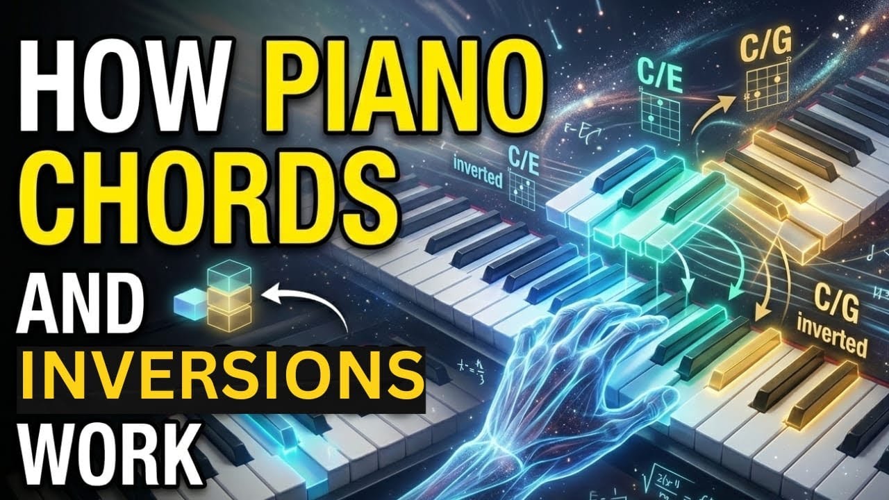 NEW VIDEO // HOW PIANO CHORDS AND INVERSIONS WORK