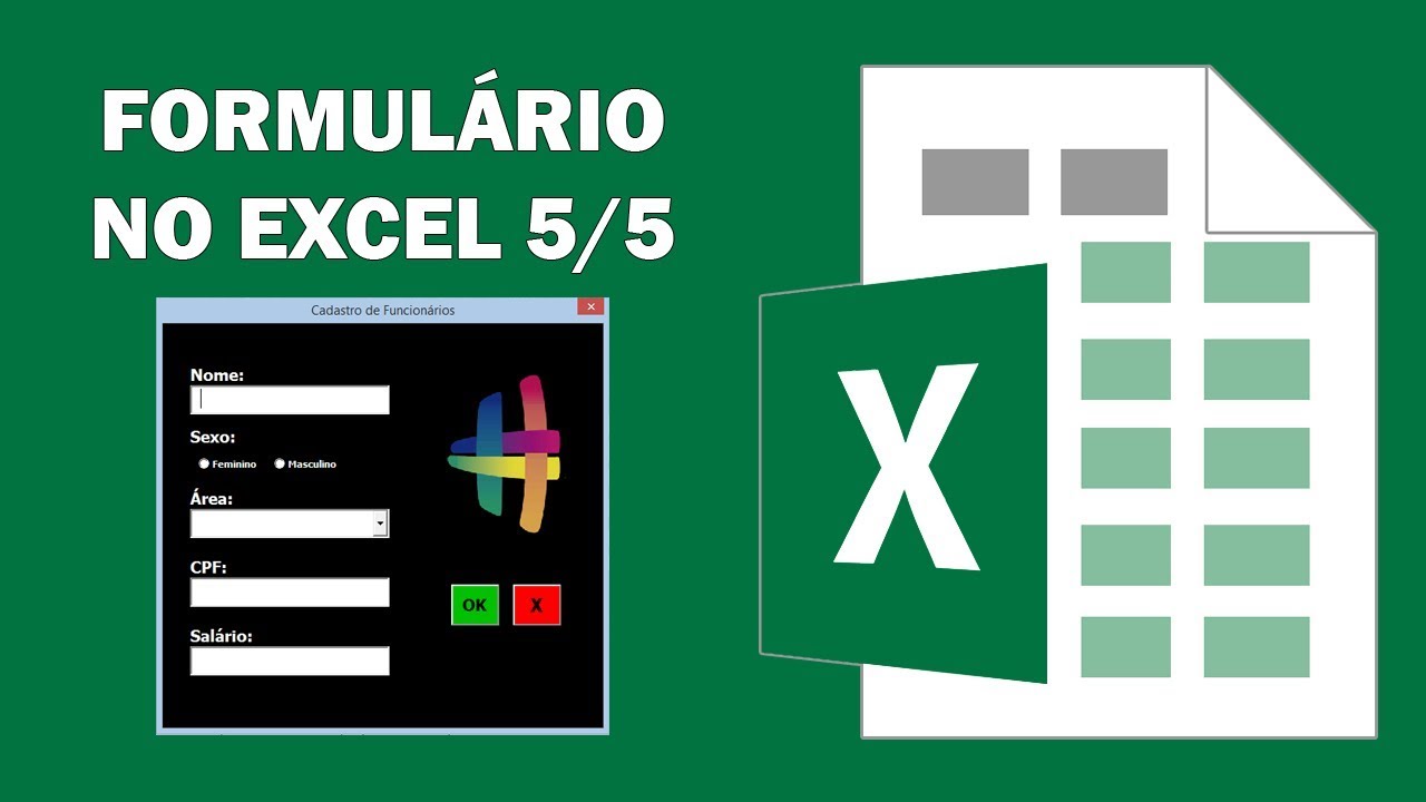 Como criar formulário no Excel - Criando UserForm no VBA - 5/5