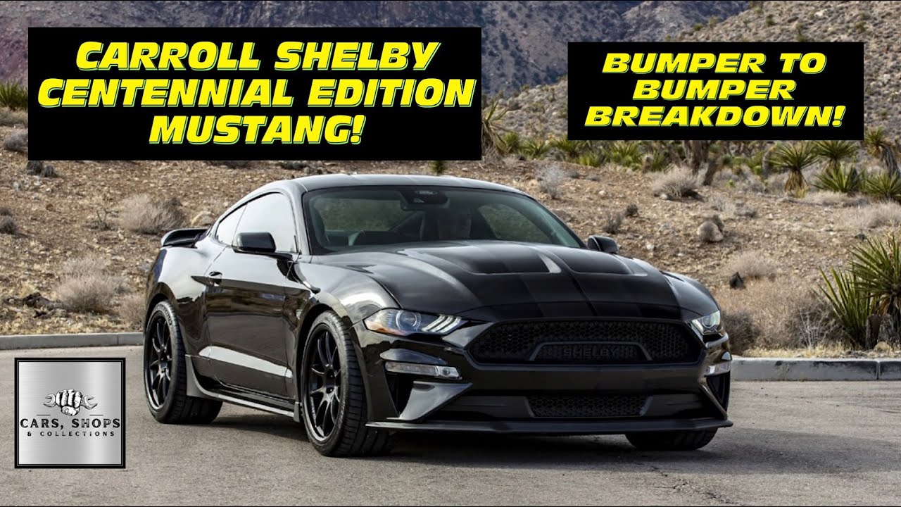 Carroll Shelby Centennial Edition Mustang – UNVEILING!