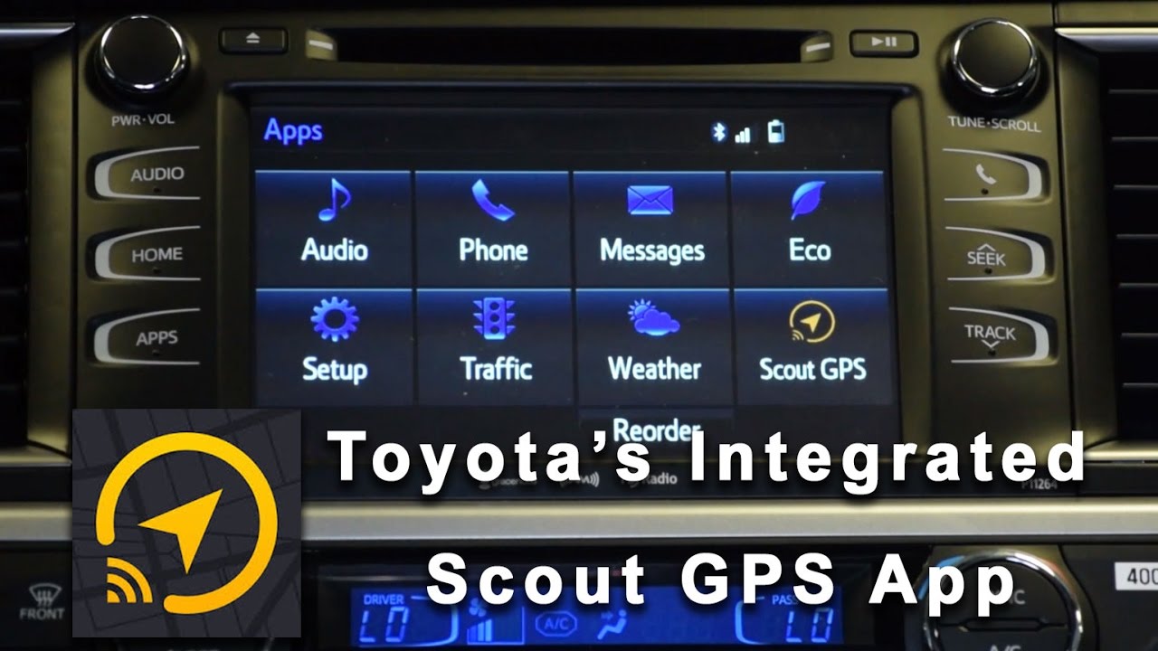 Toyota Integrated Scout GPS Application How to Setup and Use