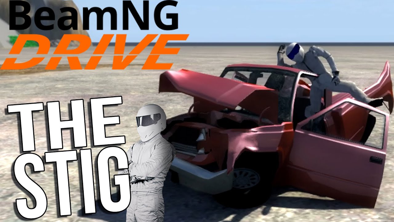 The Stig Mod Spotlight - Full Ragdoll Physics - BeamNG Drive Gameplay Highlights