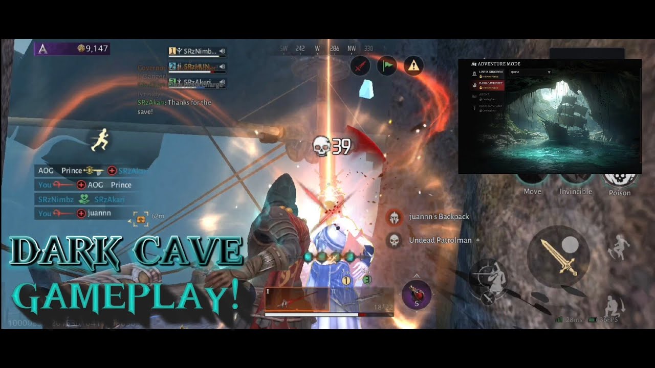 DARK CAVE PORT GAMEPLAY | Gold and Glory