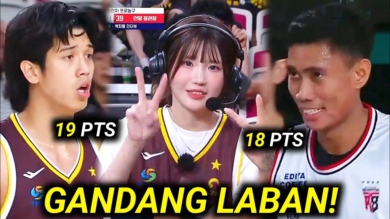 Nilampaso ni Rhenz Abando si Carl Tamayo, na excite mga KOREANA sa dalawang PINOY! LG vs Anyang!