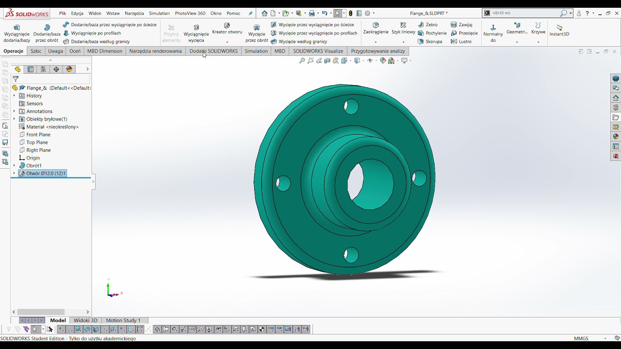 Szkolenie SOLIDWORKS 2020 - Tekst #8