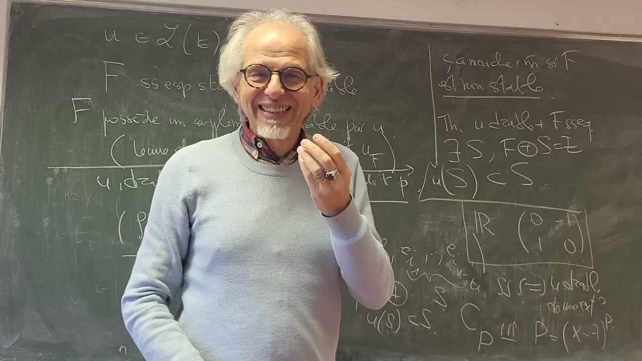 Existence d'un supplémentaire stable: une preuve de Patrice Tauvel!