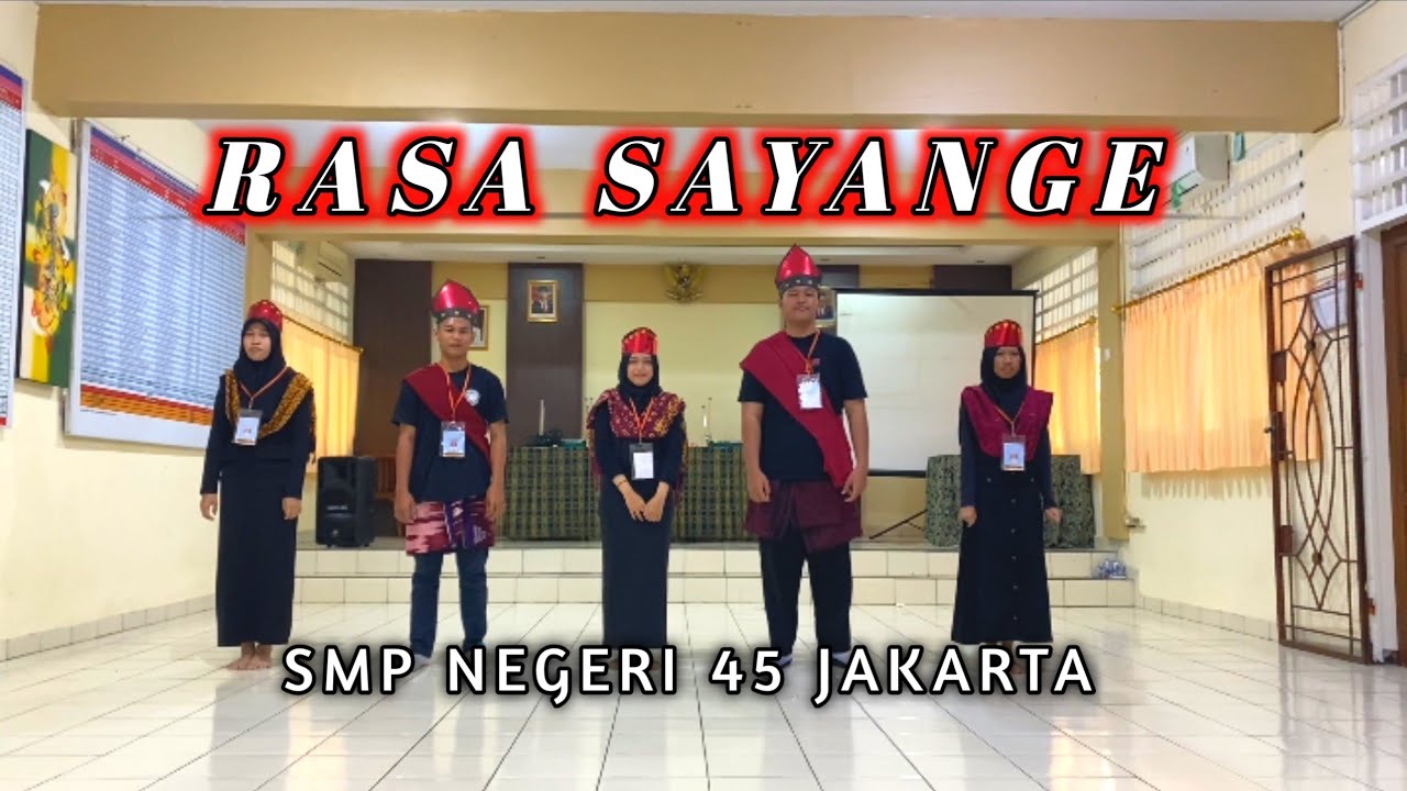 Tari Rasa Sayange kreasi 9H SMPN 45 JAKARTA