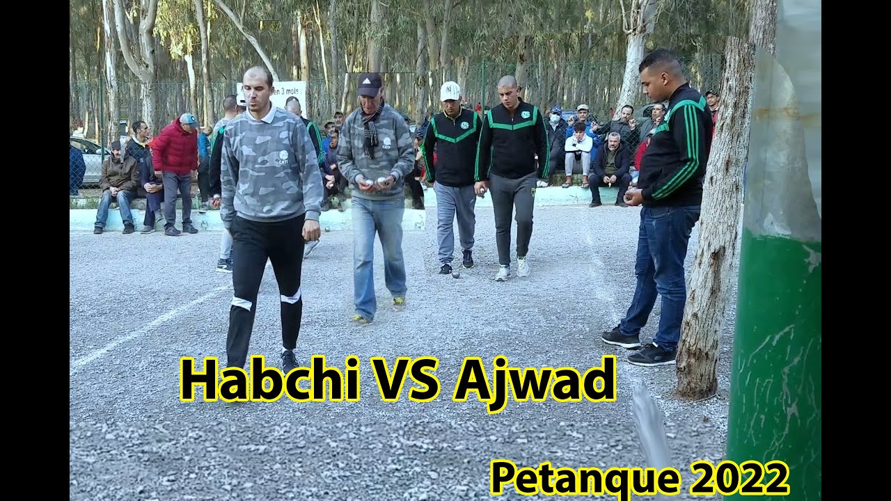 El manqari VS Ajwad 1/8 de finale Petanque 2022