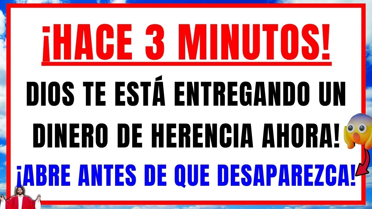 DIOS DICE: INTENTÉ ENTREGARTE UN DINERO, ES UNA CASA DE HERENCIA EN TU NOMBRE (Hace 3 Minutos)