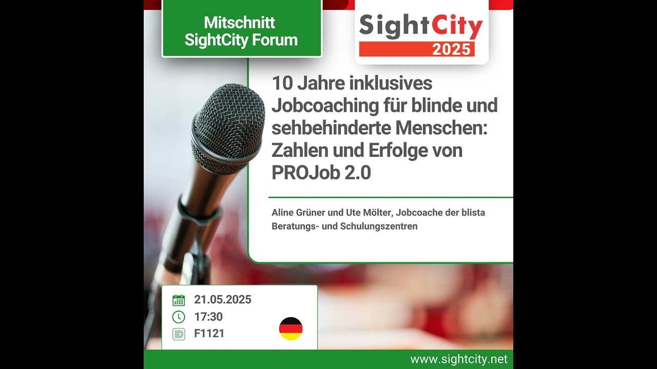 SightCity Forum 2025 - Die Zahlen und Erfolge von ProJob 2.0 (F1121)