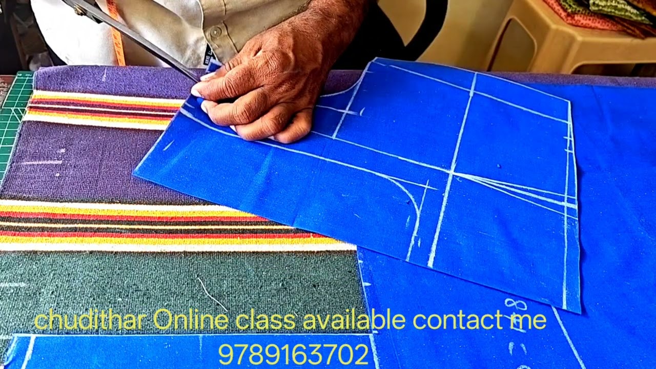 Blouse லா அளவை எடுத்து ஒரிஜினல் அளவை கண்டுபிடித்து shoulder எப்படி வைப்பது Center Gap Blouse 