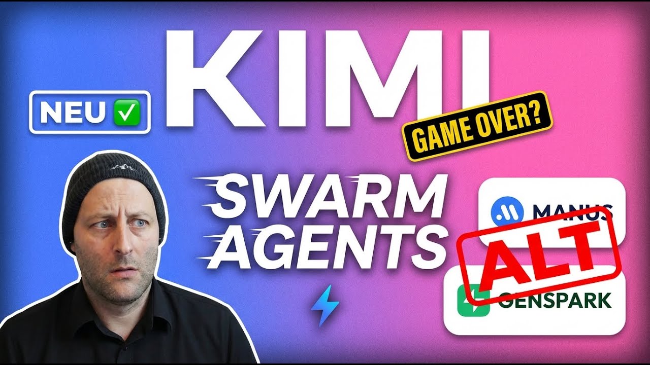 Kimi droppt Swarm Agents: Manus & Genspark wirken plötzlich alt… ernsthaft 😬