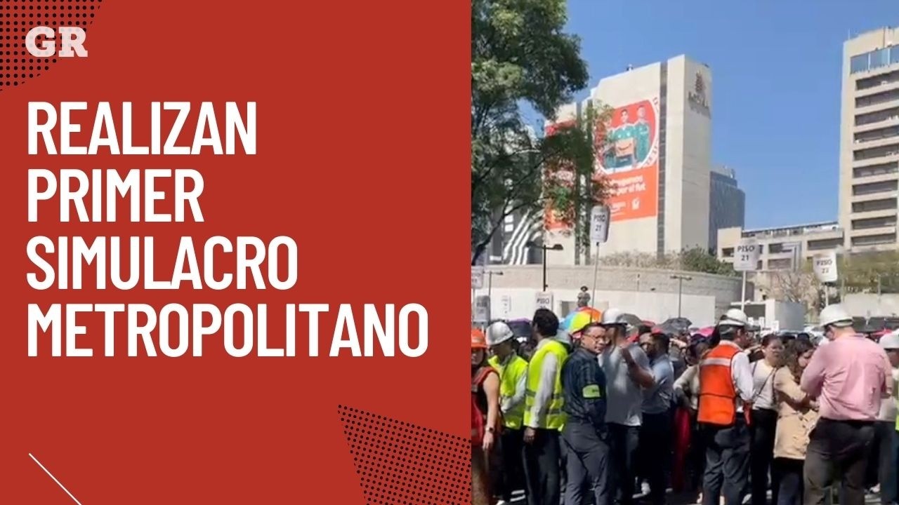 Realizan primer simulacro metropolitano
