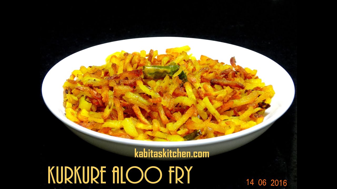 Kurkure Aloo Fry Recipe-Crispy Potato Fry-Quick and Easy Aloo Fry-Simple Aloo Fry Recipe